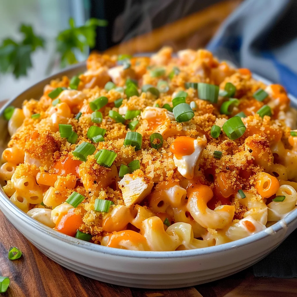 Buffalo Chicken Mac and Cheese
