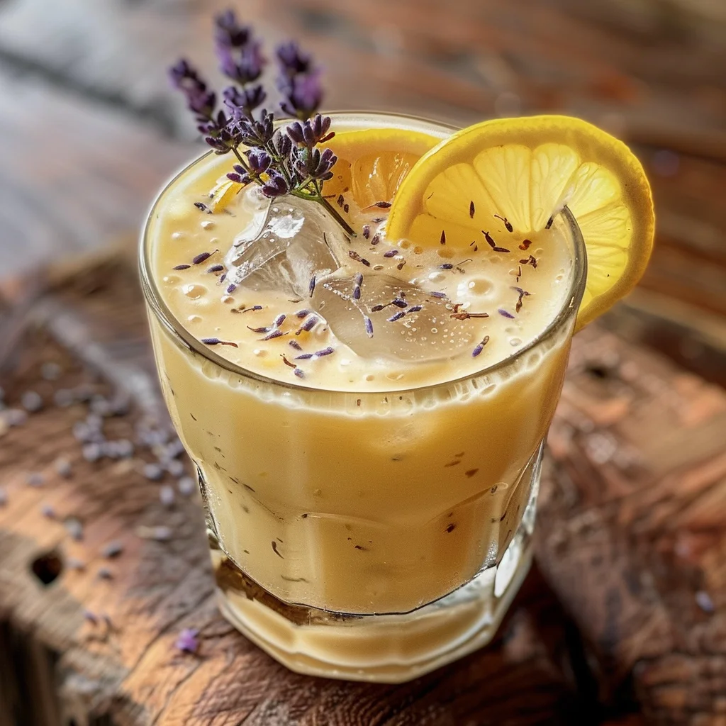 Coconut Lavender Lemonade Mocktail