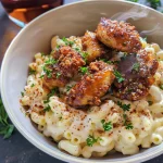 Creamy Honey Pepper Chicken Mac and Cheese Delight