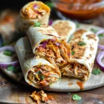 Crispy BBQ Chicken Wraps