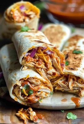 Crispy BBQ Chicken Wraps