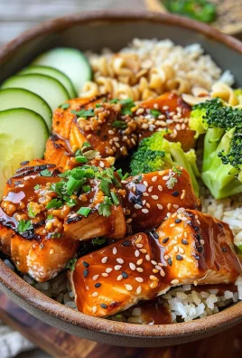 Crispy Bang Bang Salmon Bites Bowls
