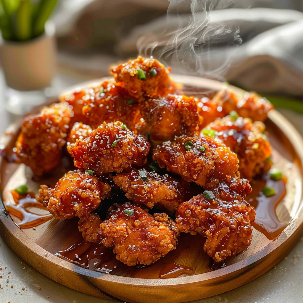 Delicious Baked Honey BBQ Popcorn Chicken Recipe