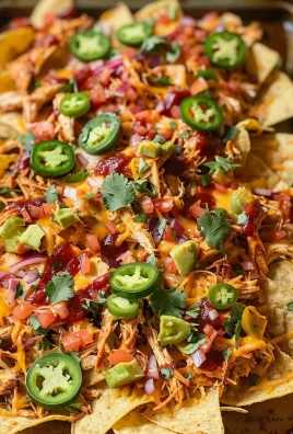 Easy Sheet Pan BBQ Chicken Nachos