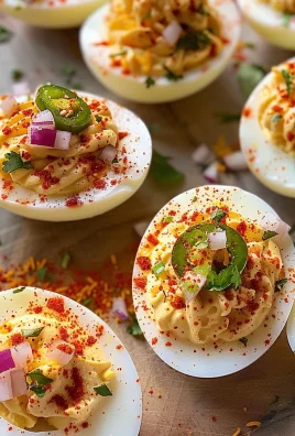 Elote Deviled Eggs: 12 Fiesta Delights