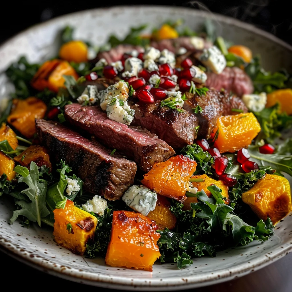Fall Harvest Steak Salad