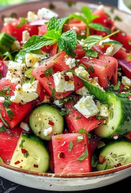 Feta Watermelon Salad