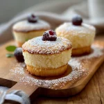 Fluffy Japanese Cotton Cheesecake Cupcakes