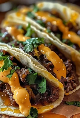 Garlic Butter Honey BBQ Tacos