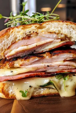 Grilled Chicken Cordon Bleu Sandwich