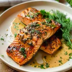 Grilled Salmon with Dijon Mustard Sauce: A Flavorful Delight!