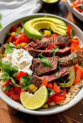 High Protein Steak Fajita Bowl