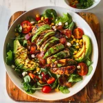 Honey Mustard Chicken Salad with Avocado, Bacon & Goat Cheese