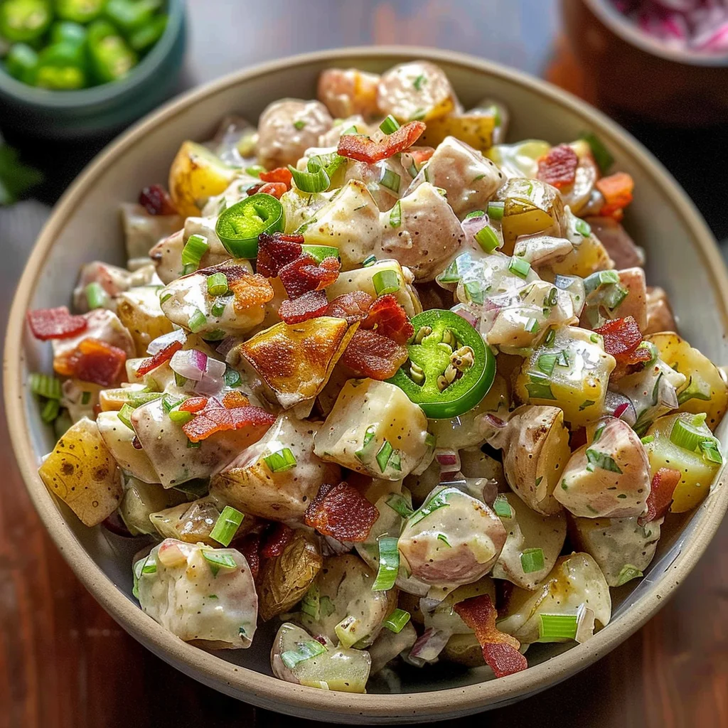Jalapeno Popper Roasted Potato Salad