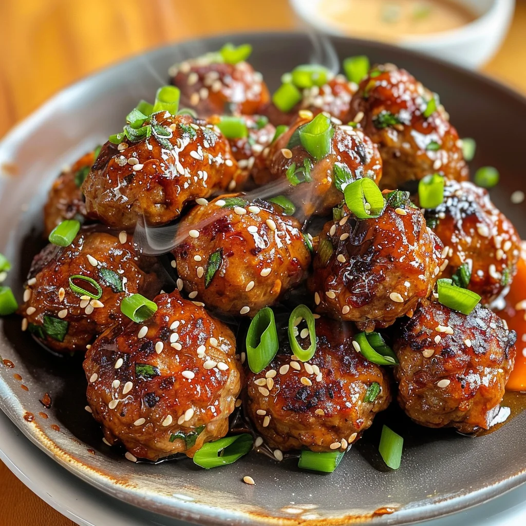 Korean BBQ Meatballs with Spicy Mayo Dip: An Incredible 7-Step Recipe