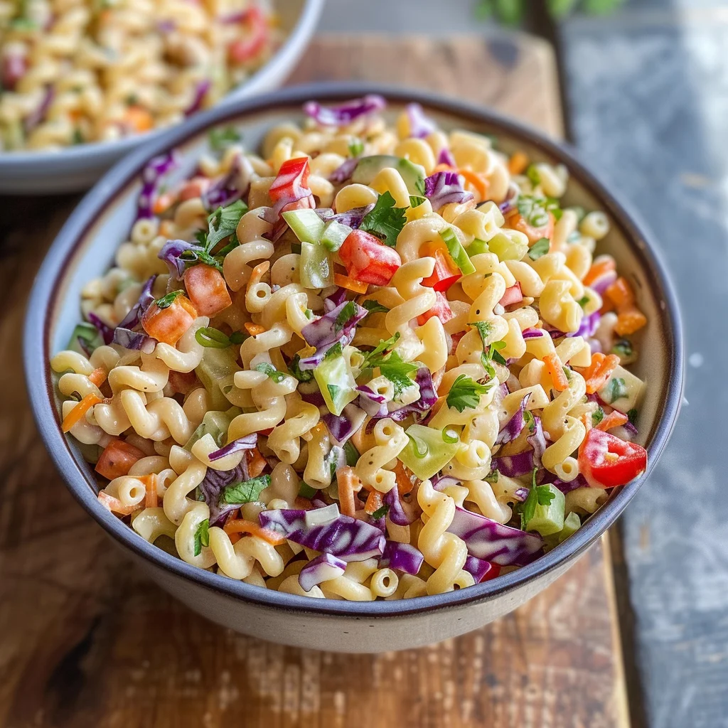 Macaroni Coleslaw Salad
