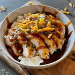 Macro Friendly BBQ Ranch Chicken Bowl with 42g of Protein