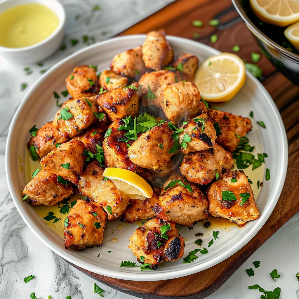 Make Flavorful Air Fryer Lemon Chicken Bites in Just 10 Minutes!