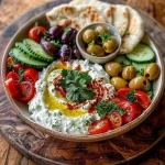 Mediterranean Mezze Tapas Platter – Easy Shareable Appetizer for Parties & Light Meals
