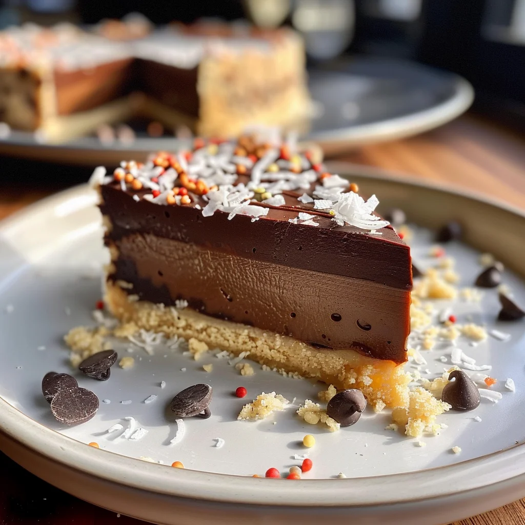 Mint Chocolate Tart (Paleo, Vegan, No Bake)