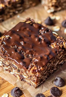No Bake Chocolate Oatmeal Bars