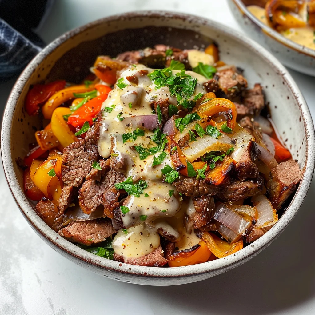 Philly Cheesesteak Bowls – Easy Low-Carb Dinner Idea