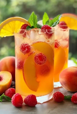 Raspberry Peach Lemonade