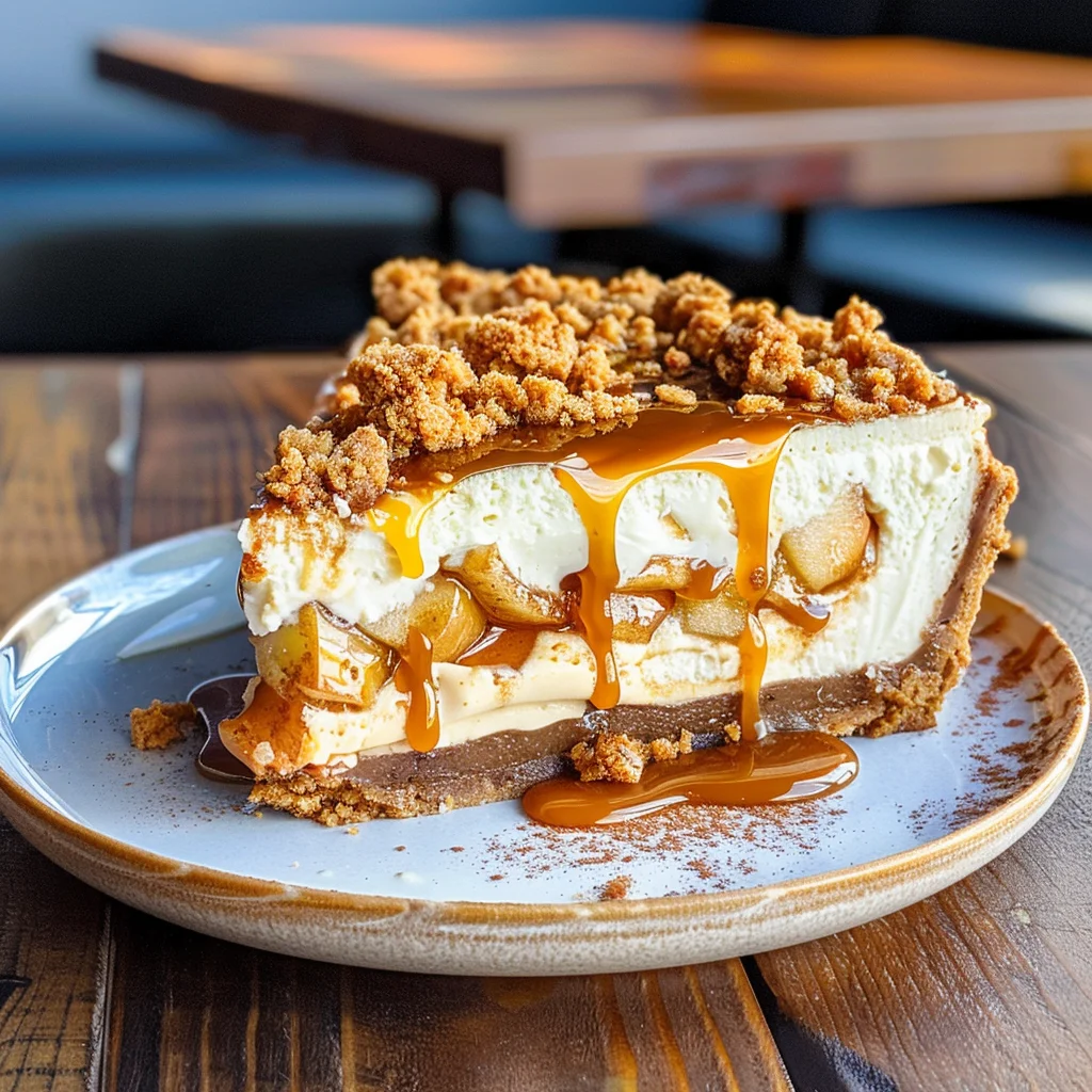 Salted Caramel Apple Pie Cheesecake Recipe