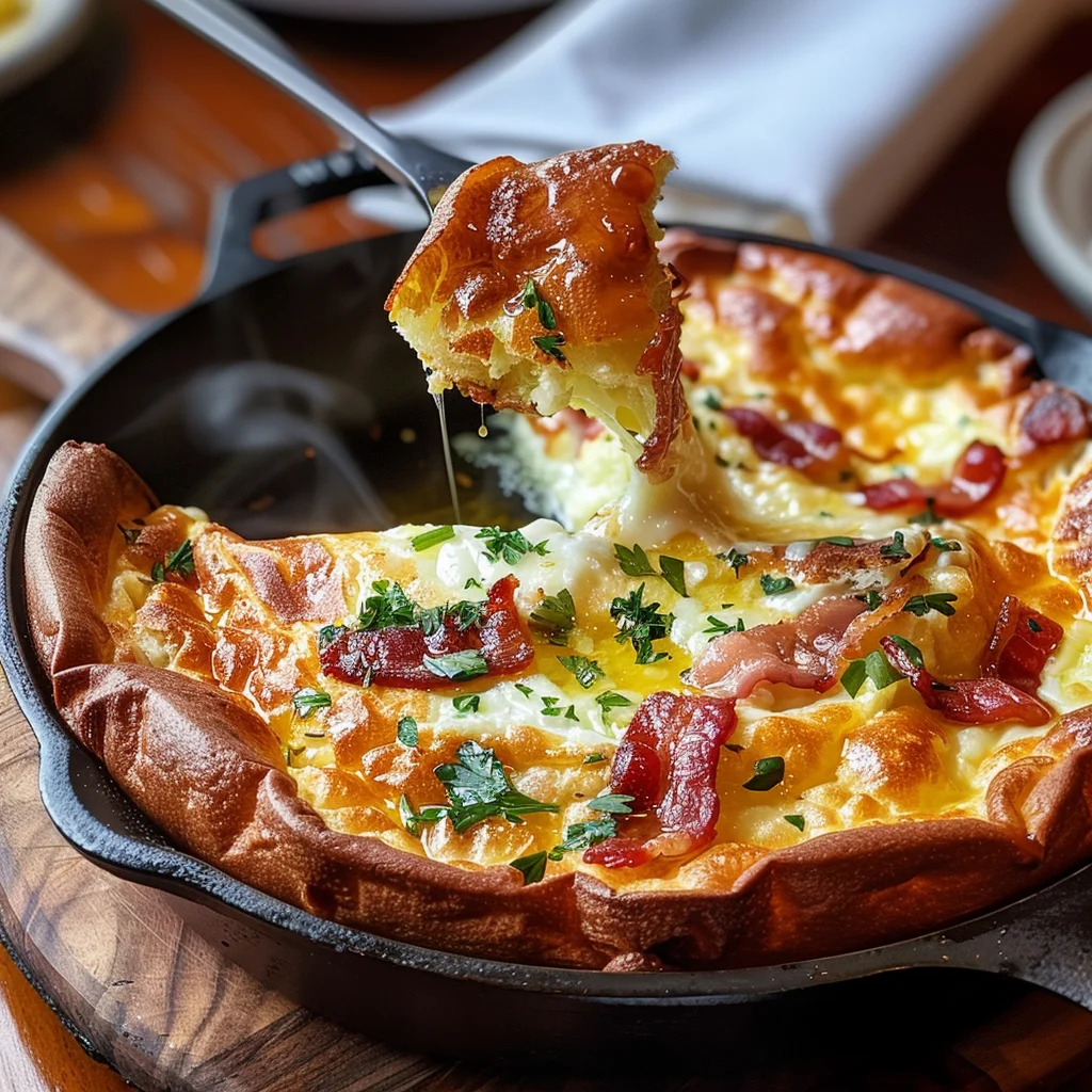 Savory Cheddar & Bacon Dutch Baby: A Delightful Treat!