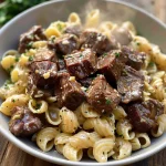 Savory Steak Bites & Pasta