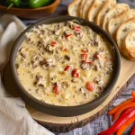 Slow Cooker Philly Cheesesteak Dip