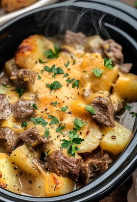 Slow Cooker Steak and Cheddar Potato Casserole: An Incredible Ultimate Recipe