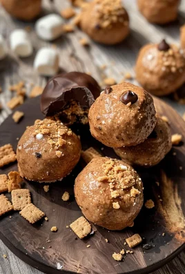 S'mores No Bake Protein Bites