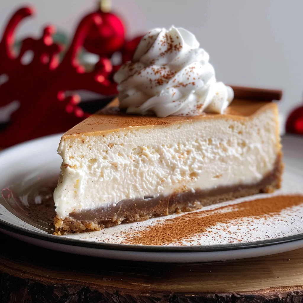 Spiced Chai Cheesecake + Gingersnap Crust