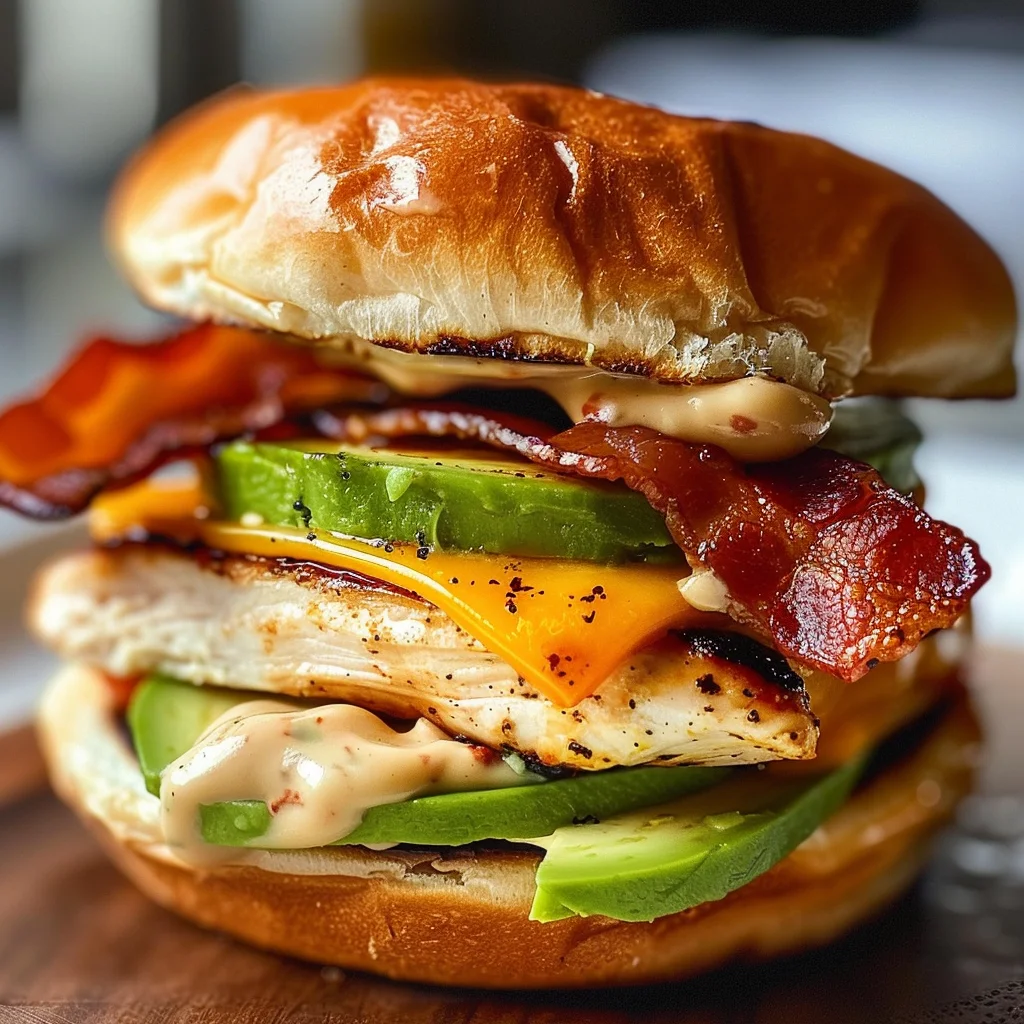 Spicy Grilled Chicken Avocado Sandwich