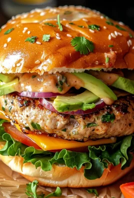 Spicy Southwest Turkey Burgers