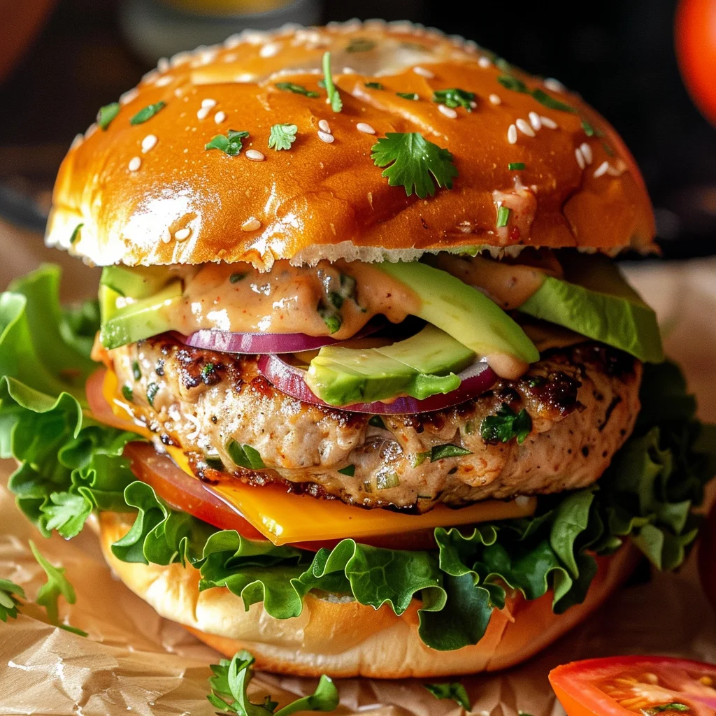 Spicy Southwest Turkey Burgers