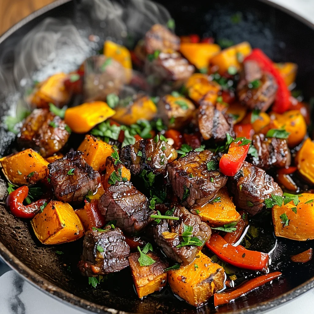 Steak Bites with Sweet Potatoes and Peppers: An Incredible Ultimate Recipe