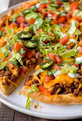 Taco Pizza Appetizer: A Delightful Fusion of Flavors
