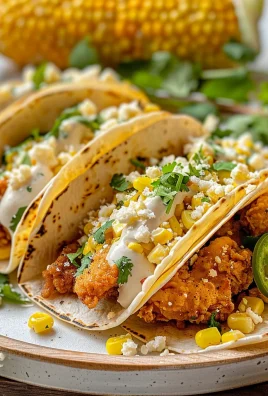 The Ultimate Guide to Fried Chicken Street Corn Tacos with Jalapeño Lime Ranch: A Flavorful Fiesta in Every Bite