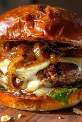 Turkey Burgers with Caramelized Onions and Aioli
