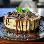 Andes Mint Cheesecake
