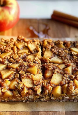 Apple Pie Oatmeal Bars