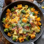 Bacon Brussels Sprouts Butternut Squash Pasta
