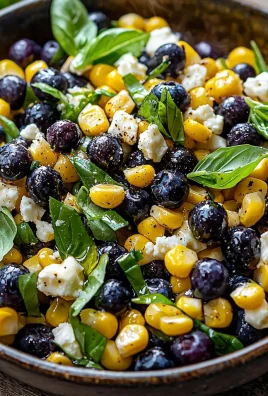 Blueberry Corn Feta Salad