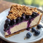 Blueberry Crumble Cheesecake