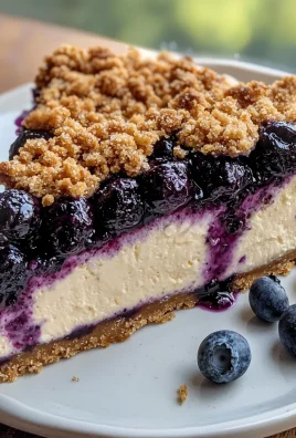 Blueberry Crumble Cheesecake