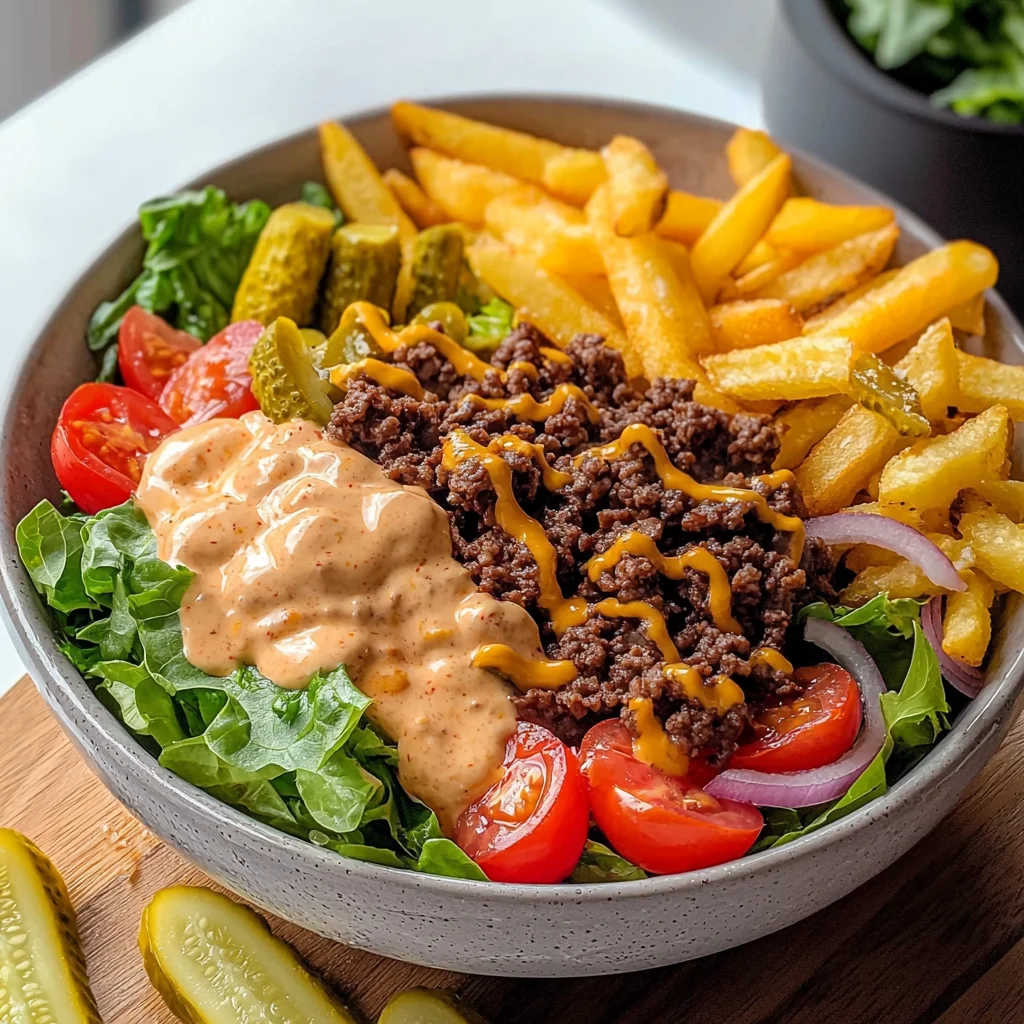 Burger Bowl Recipe