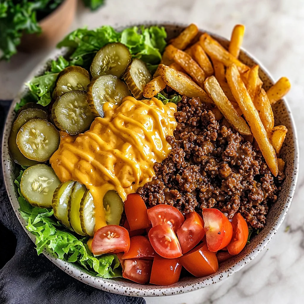 Cheeseburger Bowls