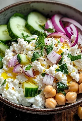 Cottage Cheese and Chickpea Salad: A Refreshing and Protein-Packed Delight